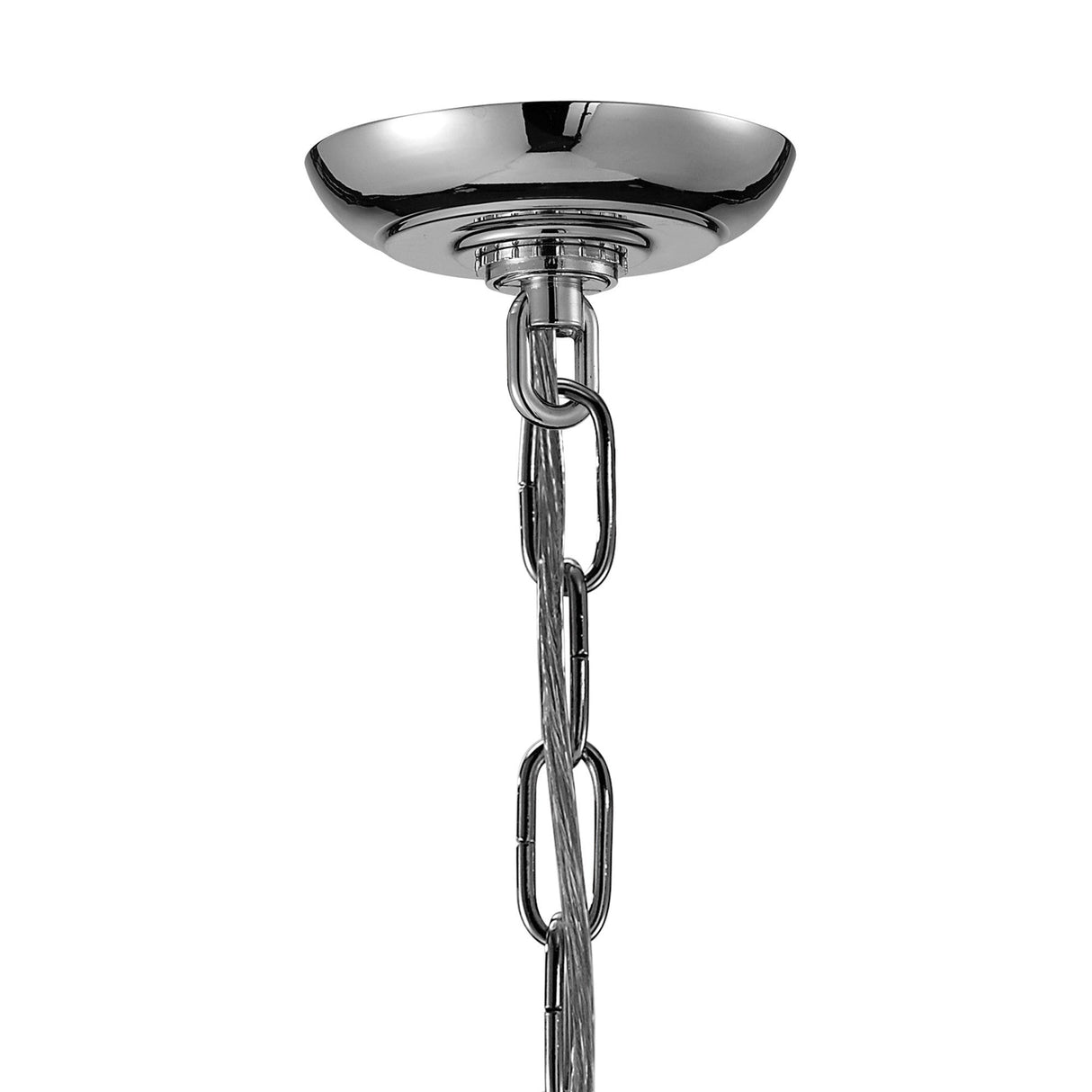 Aston Square 4 Light Lantern Chandelier - Polished Chrome