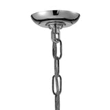 Aston Square 4 Light Lantern Chandelier - Polished Chrome