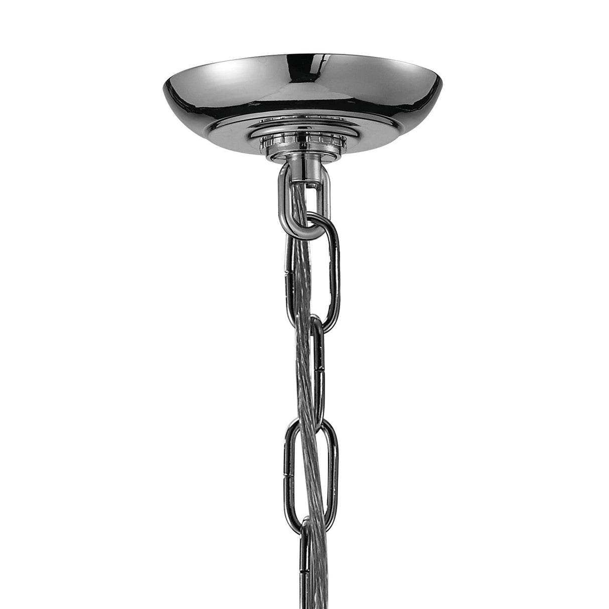 Aston Square 6 Light Lantern Chandelier - Polished Chrome