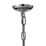 Aston Square 6 Light Lantern Chandelier - Polished Chrome