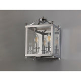 Aston 2 Light Glass Wall Light - Polished Chrome