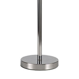 Aston 3 Light Glass Table Lamp - Polished Chrome