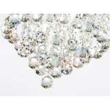 Atla 4 Light Crystal Semi-Flush Ceiling Light – Polished Chrome