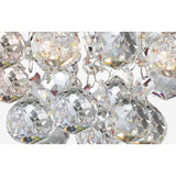 Atla 6 Light Crystal Semi-Flush Ceiling Light – Polished Chrome