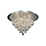 Atla 6 Light Crystal Semi-Flush Ceiling Light – Polished Chrome