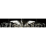 Atla 45cm 8 Light Crystal Chandelier - Polished Chrome