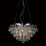 Atla 45cm 8 Light Crystal Chandelier - Polished Chrome