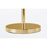 Atla 3 Light Crystal Table Lamp - French Gold