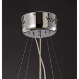 Atria 65cm 3 Light Chandelier With Remote Control - Chrome