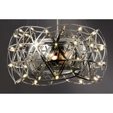 Atria 65cm 3 Light Chandelier With Remote Control - Chrome