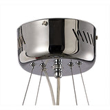 Atria 65cm 3 Light Chandelier With Remote Control - Chrome