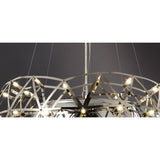 Atria 65cm 3 Light Chandelier With Remote Control - Chrome