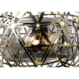 Atria 65cm 3 Light Chandelier With Remote Control - Chrome