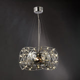 Atria 65cm 3 Light Chandelier With Remote Control - Chrome