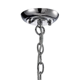 Aubrey 31cm 1 Light Glass Pendant Light - Polished Chrome