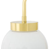 Auburn Glass Globe Wall Light