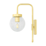 Auburn Glass Globe Wall Light