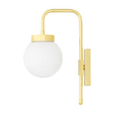 Auburn Glass Globe Wall Light