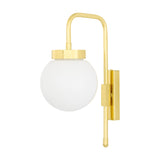 Auburn Glass Globe Wall Light