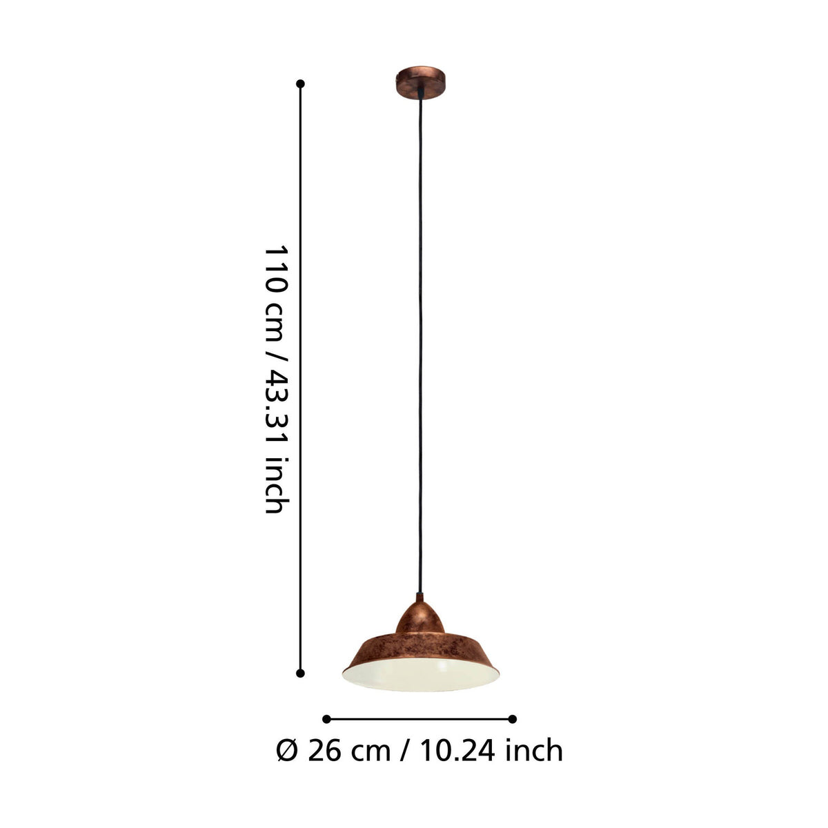 Auckland Pendant Light - Antique Copper