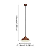 Auckland Pendant Light - Antique Copper