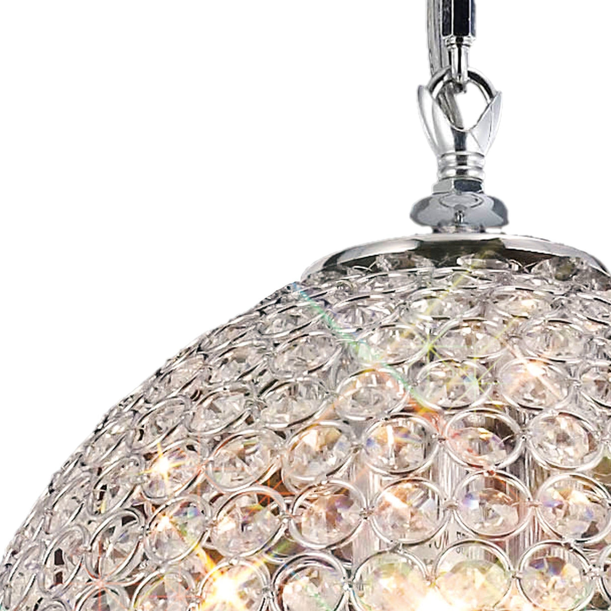 Ava 4 Light Crystal Pendant Light – Polished Chrome