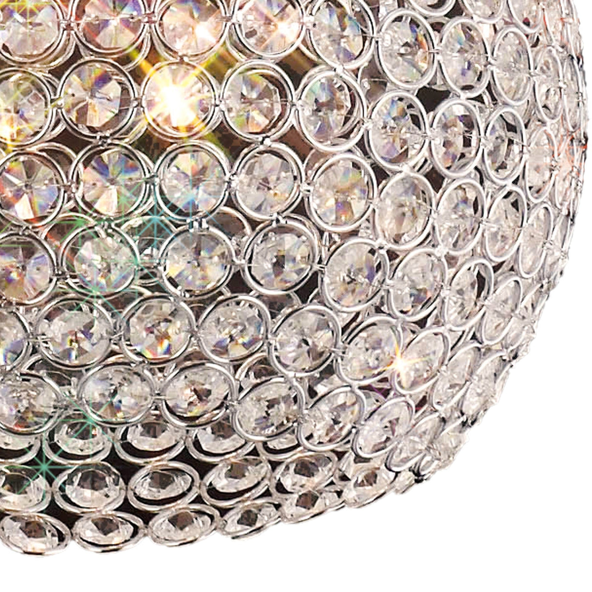 Ava 4 Light Crystal Pendant Light – Polished Chrome