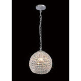 Ava 4 Light Crystal Pendant Light – Polished Chrome