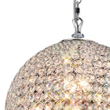 Ava 5 Light Crystal Pendant Light – Polished Chrome