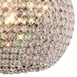 Ava 5 Light Crystal Pendant Light – Polished Chrome