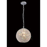 Ava 5 Light Crystal Pendant Light – Polished Chrome