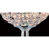 Ava 3 Light Crystal Table Lamp - Polished Chrome