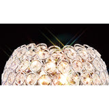 Ava 3 Light Crystal Table Lamp - Polished Chrome