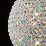 Ava 9 Light Crystal Pendant Light – Polished Chrome