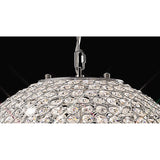 Ava 7 Light Crystal Pendant Light – Polished Chrome