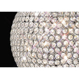 Ava 7 Light Crystal Pendant Light – Polished Chrome