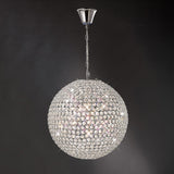 Ava 7 Light Crystal Pendant Light – Polished Chrome