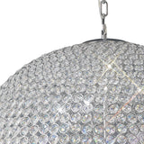Ava 12 Light Crystal Pendant Light – Polished Chrome
