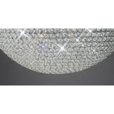Ava 12 Light Crystal Pendant Light – Polished Chrome