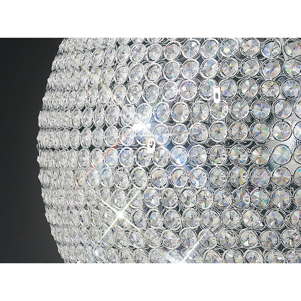 Ava 12 Light Crystal Pendant Light – Polished Chrome