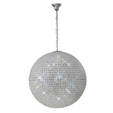 Ava 12 Light Crystal Pendant Light – Polished Chrome