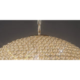 Ava 12 Light Crystal Pendant Light – French Gold