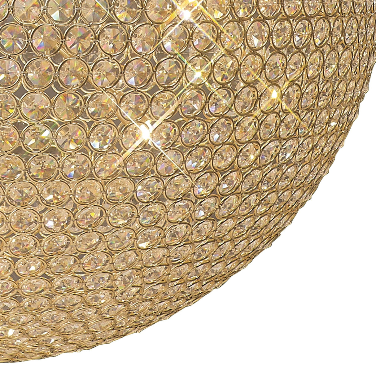 Ava 12 Light Crystal Pendant Light – French Gold