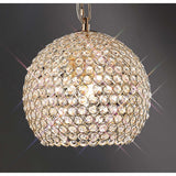 Ava 4 Light Crystal Pendant Light – French Gold