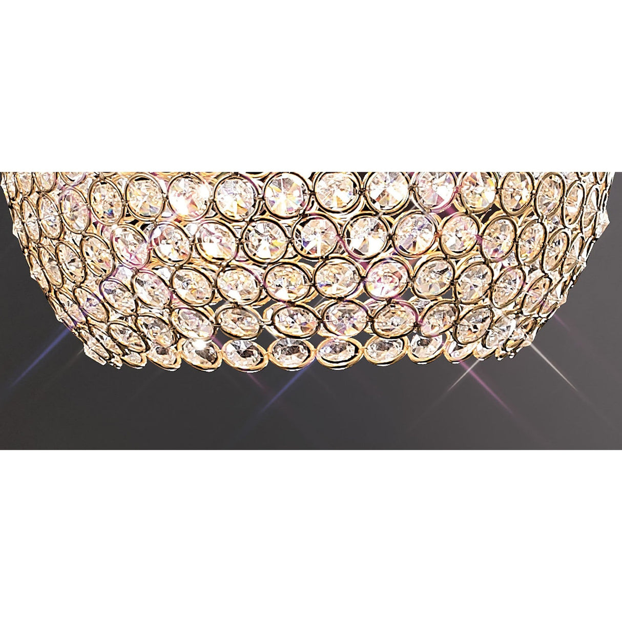 Ava 4 Light Crystal Pendant Light – French Gold
