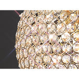 Ava 4 Light Crystal Pendant Light – French Gold