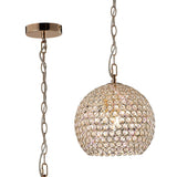 Ava 4 Light Crystal Pendant Light – French Gold