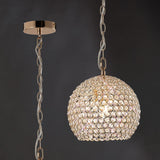 Ava 4 Light Crystal Pendant Light – French Gold