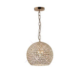 Ava 5 Light Crystal Pendant Light – French Gold