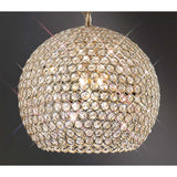 Ava 5 Light Crystal Pendant Light – French Gold